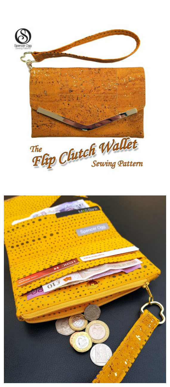 Clutch wallet pattern sale