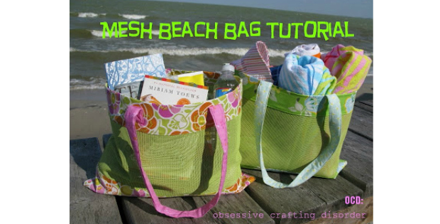 Mesh Beach Toy Bag Tutorial - Mythic Seam