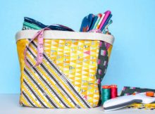 If you would like to make some cute fabric storage bins then we have a FREE pattern and tutorial for you here. These are HeatnBond Fusible Fleece fabric storage bins. You can make them to store all kinds of things around your home including bringing some organisation and color to your craft room. 