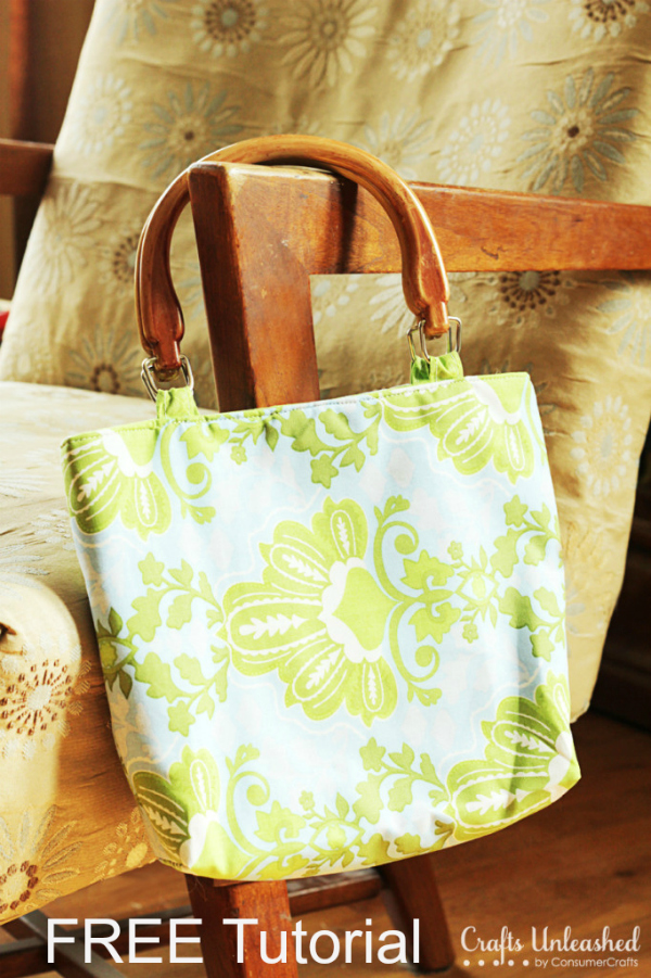 Fat Quarter Purse FREE sewing tutorial & pattern - Sew Modern Bags