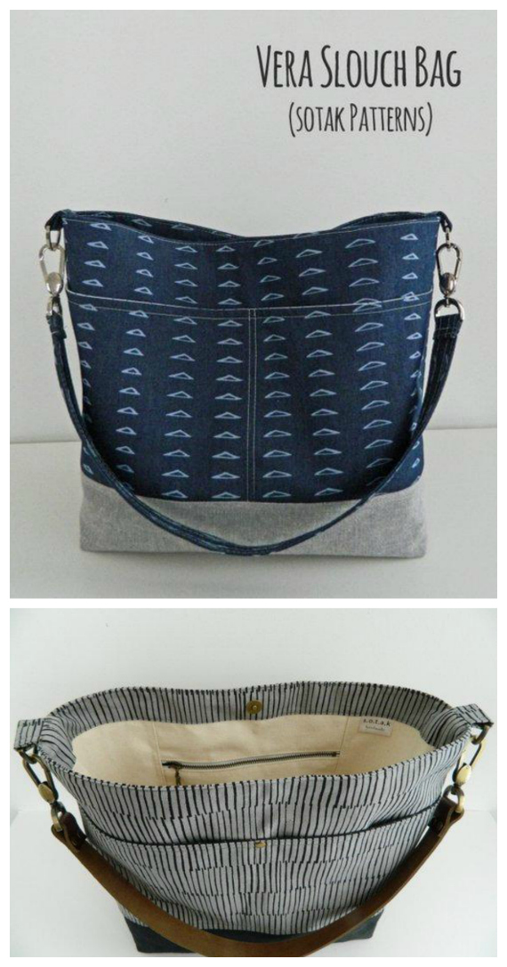 Vera Slouch Bag sewing pattern