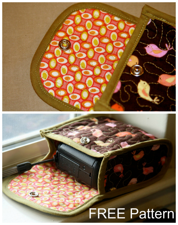 Cozy Camera Case FREE sewing pattern & tutorial