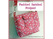 With this FREE pattern and tutorial, you can make this modern satchel-style shoulder bag. It's ideal for every-day use, with the main body and outer pockets all being padded, which gives you a safe place to store your phone and tablet. The adjustable shoulder strap is long enough to wear across your body.