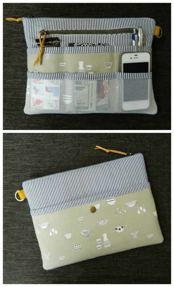 DIY Felt Purse Organizer - free sewing pattern