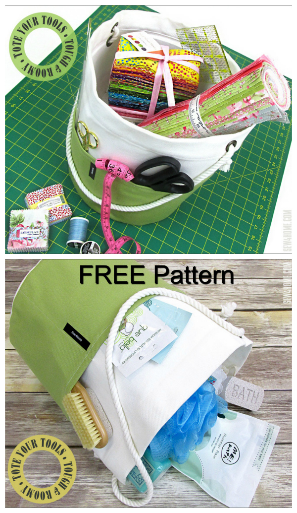 The Round Heavy Duty Bucket Tote is a generous bucket tote that you can keep all your tools of the trade in one place. It's super handy to take wherever you need to go: room to room or out and about. Fill it with DIY tools for those small repair jobs around the house. Keep it in your sewing room to collect items for your next project. Or, use one in the kitchen, bath or laundry to hold towels and more.