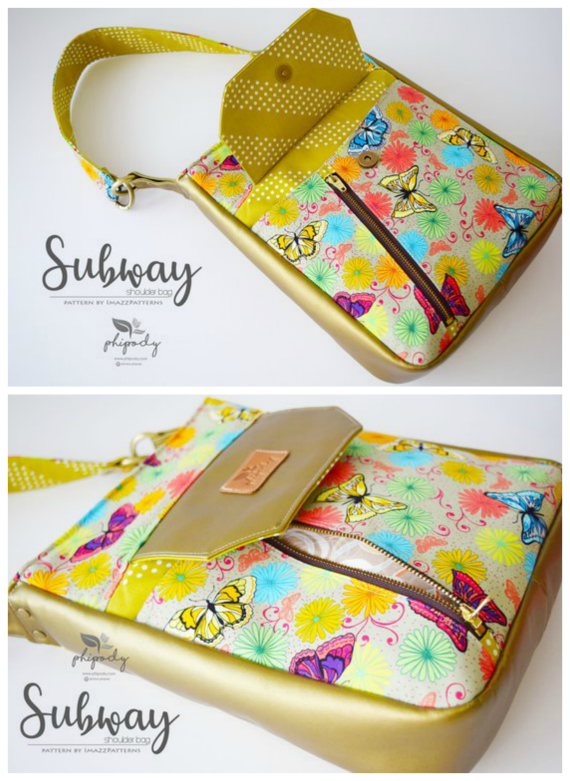 Subway Cross Body Bag sewing pattern