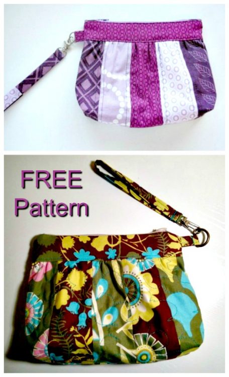 Bella Clutch Bag FREE sewing pattern - Sew Modern Bags