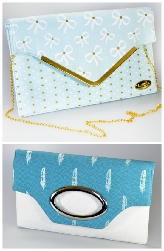 Chloe’s Court is a super cute, modern flat style clutch which is a quick and easy project to whip up in a day. It has 4 card slots and a slip pocket in the main zippered compartment. Plus another exterior slip pocket which closes with a magnetic snap which will hold an iPhone 6 Plus or a larger phone as well as other paraphernalia.