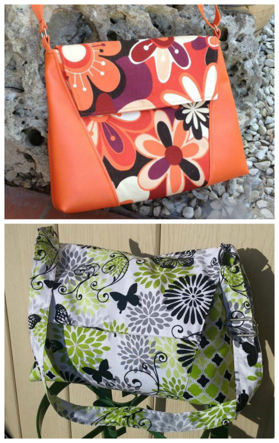 The Luna Bag is a great sewing pattern for a beginner to intermediate sewer. And when you buy this pattern you get two patterns included as Luna can be made as an awesome everyday bag and as a laptop bag. Both bags have an adjustable strap, while the laptop bag fits a 13” laptop.