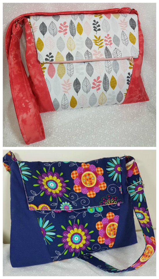 The Luna Bag is a great sewing pattern for a beginner to intermediate sewer. And when you buy this pattern you get two patterns included as Luna can be made as an awesome everyday bag and as a laptop bag. Both bags have an adjustable strap, while the laptop bag fits a 13” laptop.