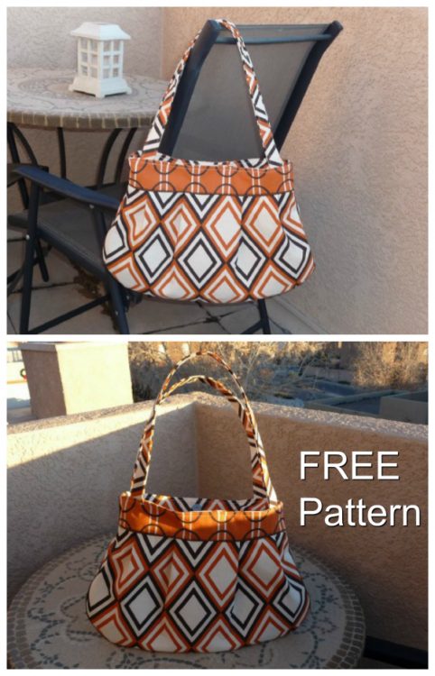 Pleated Purse FREE sewing pattern - Sew Modern Bags