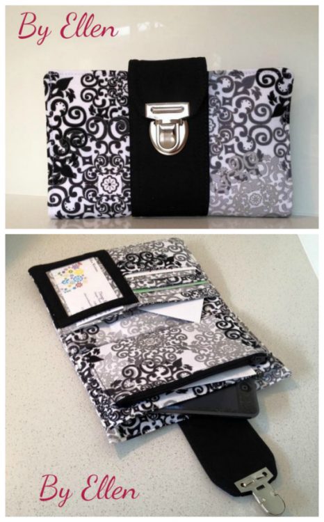 Brandt's Boulevard Wallet sewing pattern - Sew Modern Bags