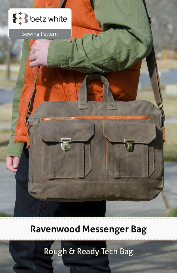 Ravenwood Messenger Bag sewing pattern