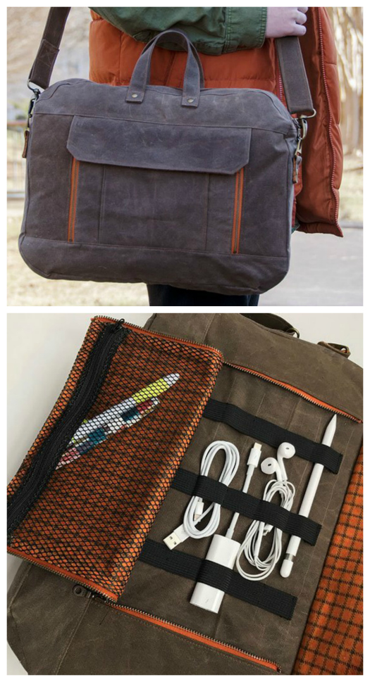 Canvas messenger 2024 bag pattern