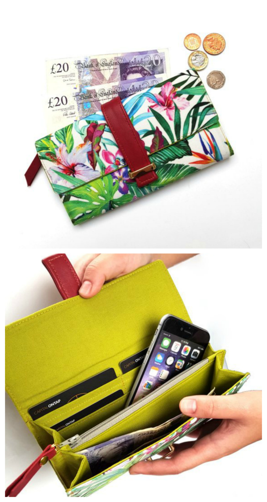 Worsley Wallet - accordion wallet and coin purse sewing pattern