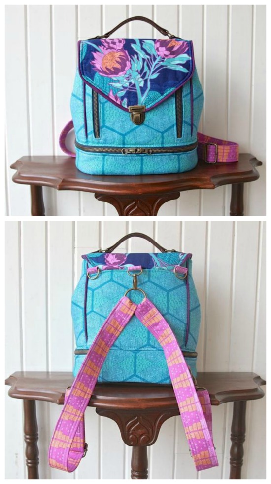 The Clover Convertible Bag sewing pattern