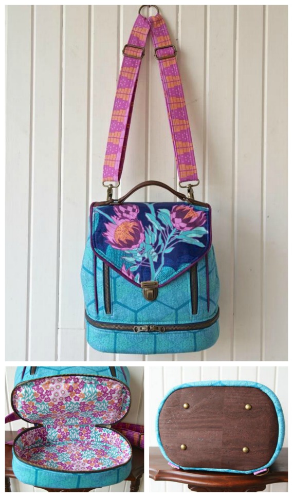 The Clover Convertible Bag sewing pattern - Sew Modern Bags