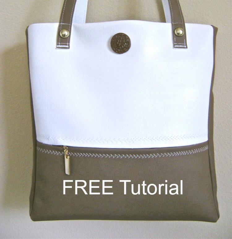 Cafe Au Lait Travel Bag FREE sewing tutorial