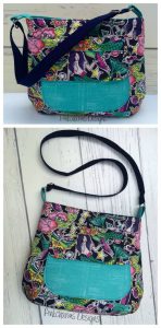 The Thistle Pocket Tote Cross Body Bag sewing pattern - Sew Modern Bags