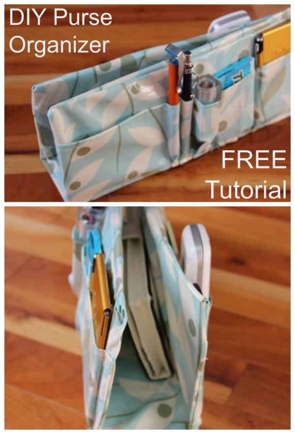 DIY Purse Organizer FREE sewing tutorial - Sew Modern Bags