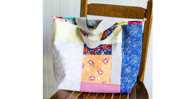 Japanese Knock Off Tote Bag FREE sewing tutorial - Sew Modern Bags