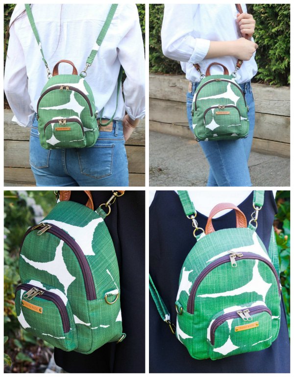 Magali Mini Backpack / Cross Bag PDF Sewing Pattern Small 