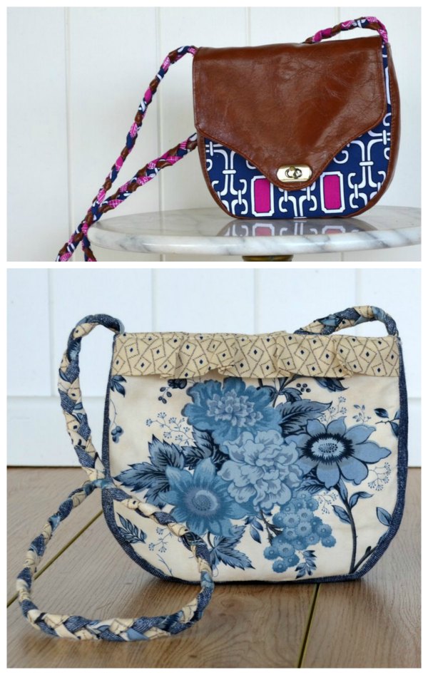 The designer of the Emma Crossbody Bag describes her as a great little 'grab and run' bag when you don't need to take a lot of stuff with. The level of difficulty is basic and she’s a great weekend project where you can even use up some of those leftovers in your stash.