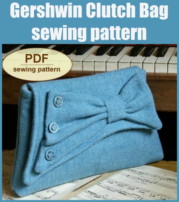 Gershwin Clutch Bag sewing pattern