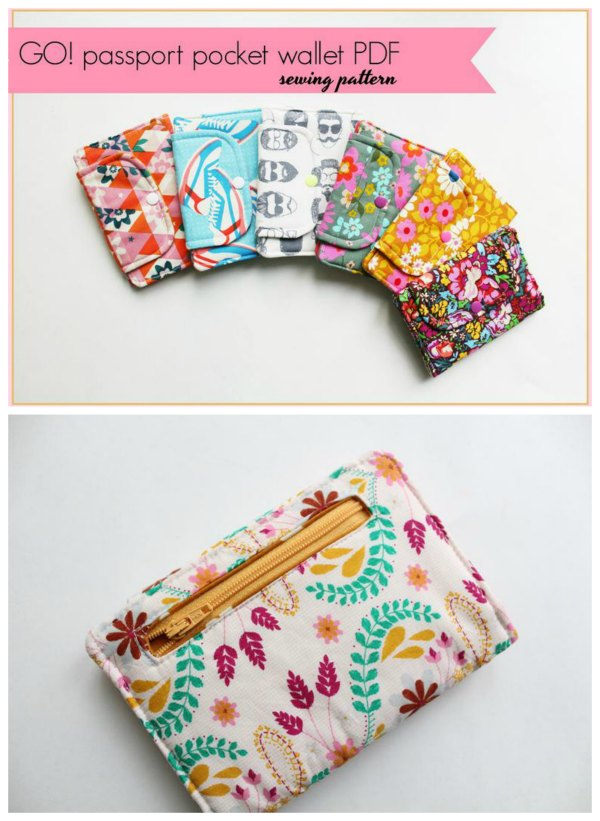 Go! Passport Wallet and Organizer (with video) sewing pattern - Sew ...