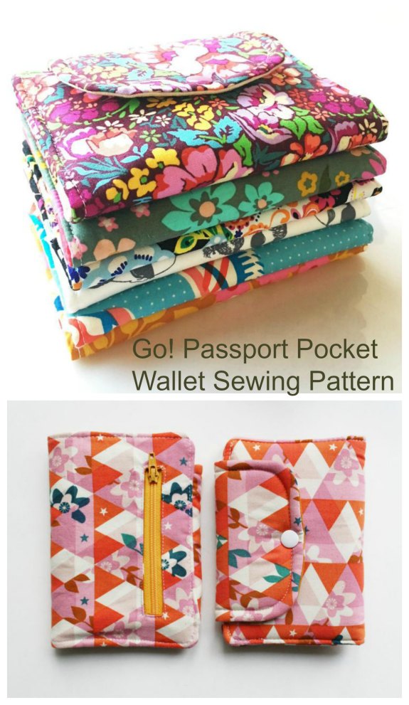 Sewing pattern for the Go! Passport Wallet and Organizer