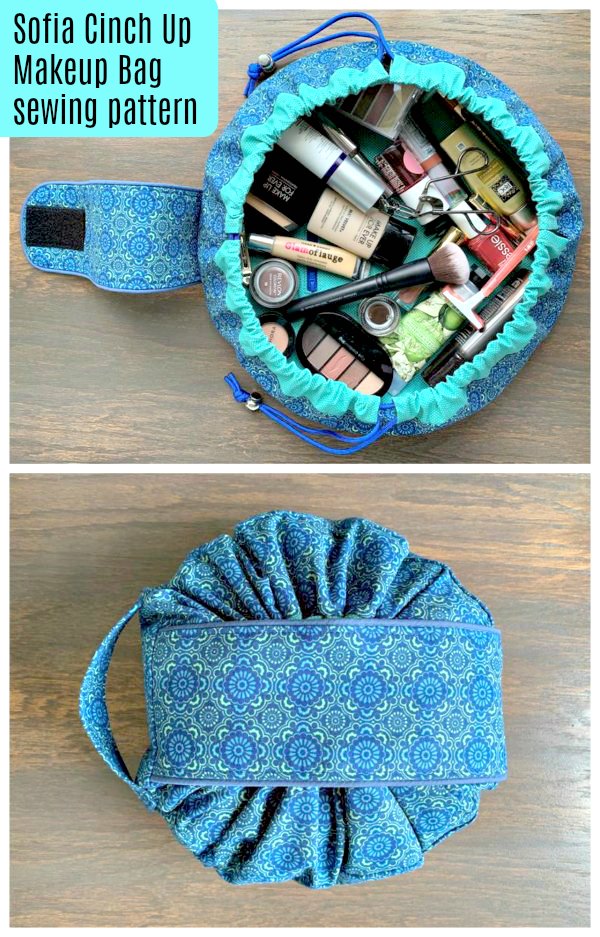 DIY Makeup Bag with Vinyl Lining - The Polka Dot Chair