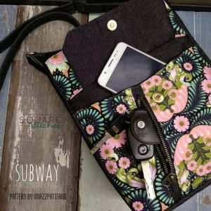 Subway Shoulder or Cross Body bag pattern - Sew Modern Bags