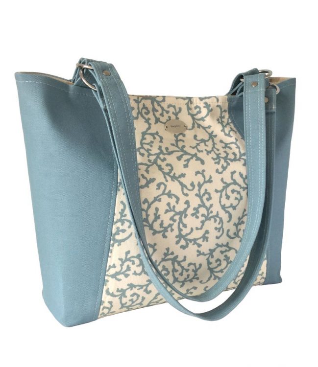 Uptown tote bag sewing pattern - Sew Modern Bags