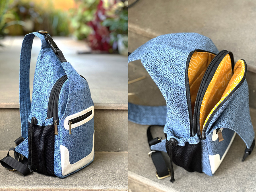 3-Pocket Mesh Project Bag - Medium - Stitched Modern