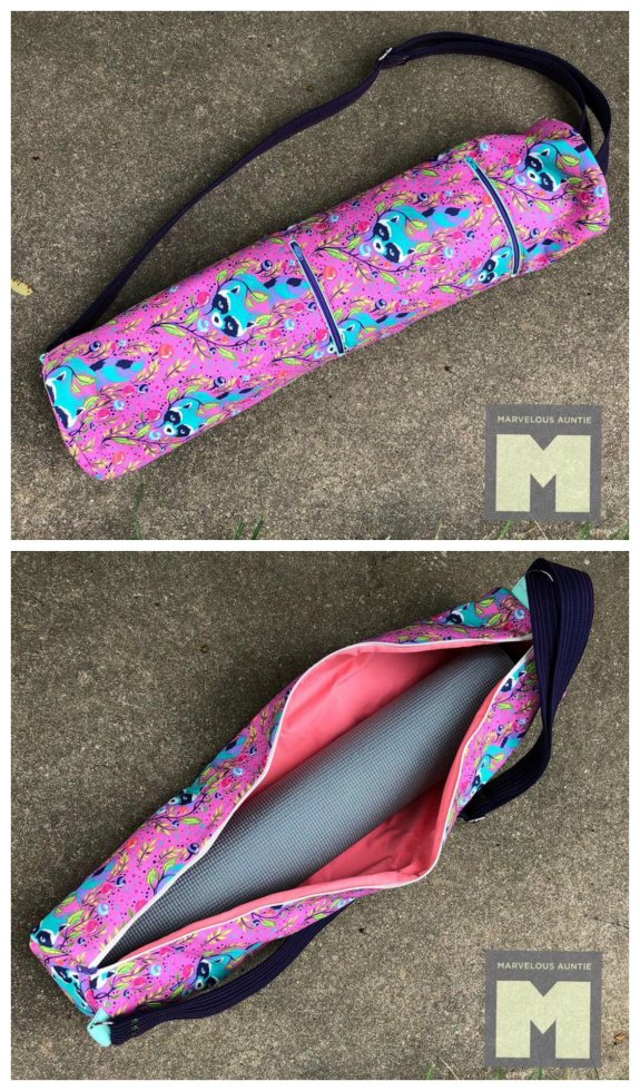 Bliss Yoga Bag with Zippered Closure (with video) sewing pattern