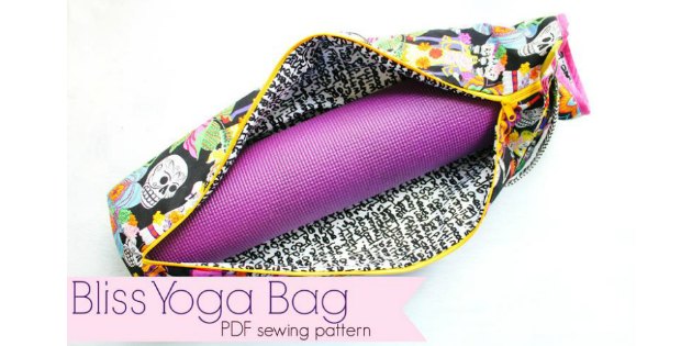 Bliss Yoga Bag with Zippered Closure (with video) sewing pattern - Sew  Modern Bags