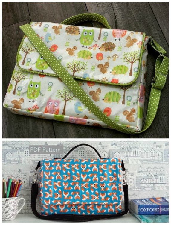 Carina Satchel Bag sewing pattern - Sew Modern Bags
