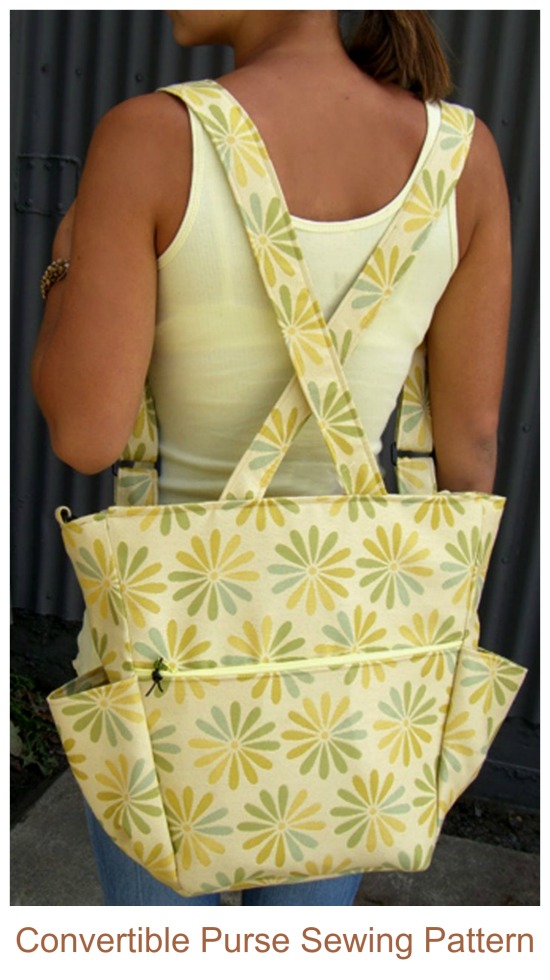 Convertible Backpack sewing pattern - Sew Modern Bags