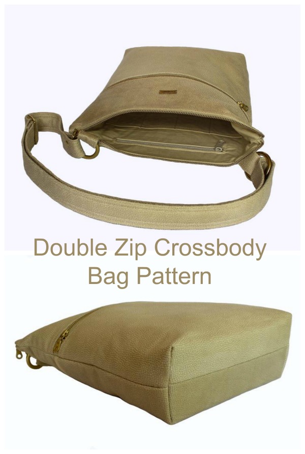 Double Zip Crossbody Purse - Sew Modern Bags