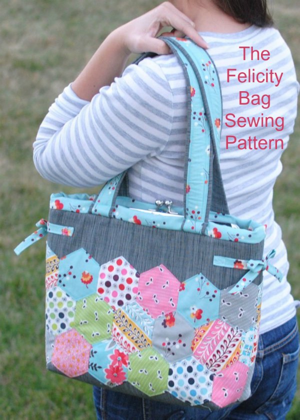 Sewing Pattern for the Felicity Bag.