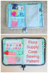 Flora Zippered Supply Case Sewing Pattern - Sew Modern Bags