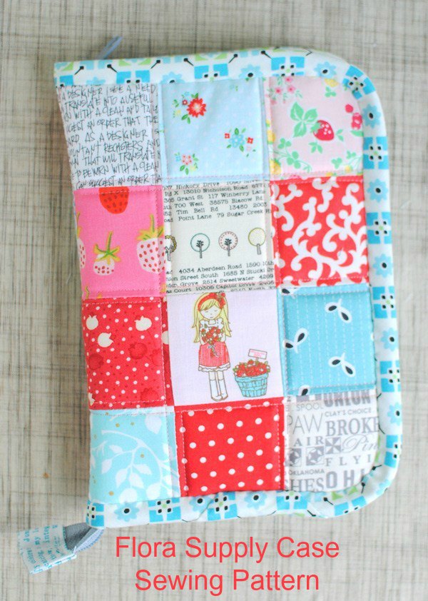 When you are out and about or travelling isn't it great to have a quality accessory to carry and organise all your crafty or planner supplies. This fabulous designer has made the "Flora Supply Case" pattern to meet your needs and she has made it in three different sizes - small, medium and large.