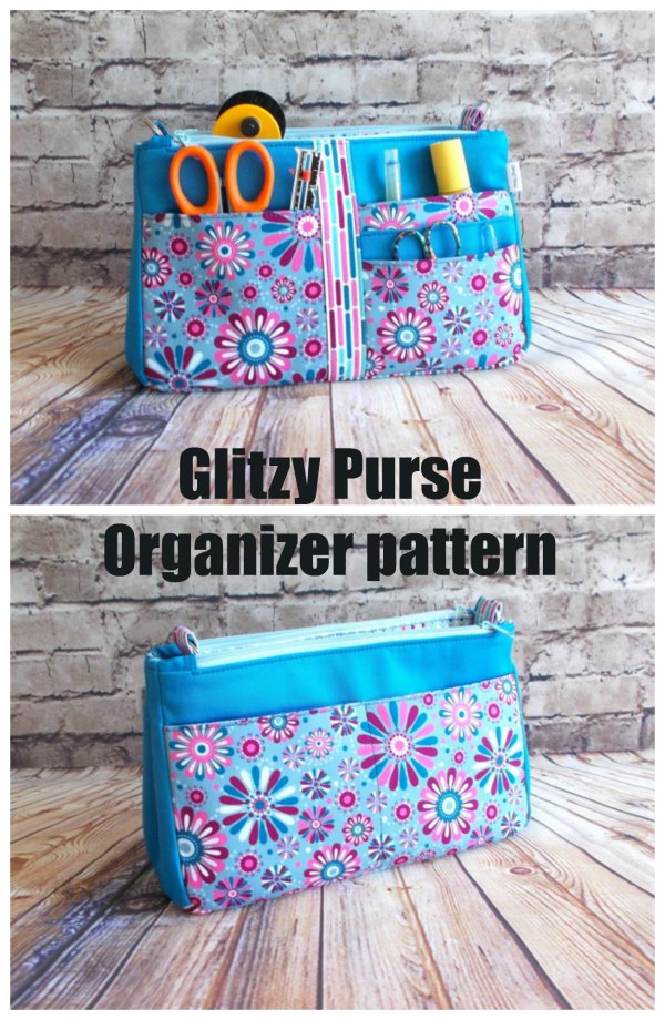 Glitzy Purse Organizer - Sew Modern Bags