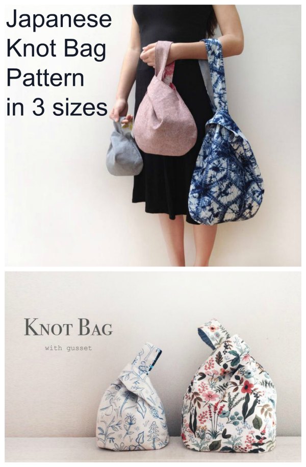 Japanese Knot Bag Pattern Sew Modern Bags