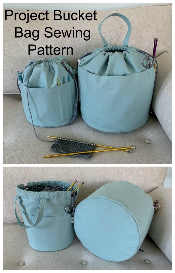 The “Project Bucket Bag” is the perfect bag for keeping your projects organized and as a bonus it comes in two sizes – medium and large. There are all sorts of pockets designed around the entire bag which you can customize for your specific needs. This easy to make project is perfect for art supplies, gardening supplies, tool bag, sewing bag, toy bag, and much more!