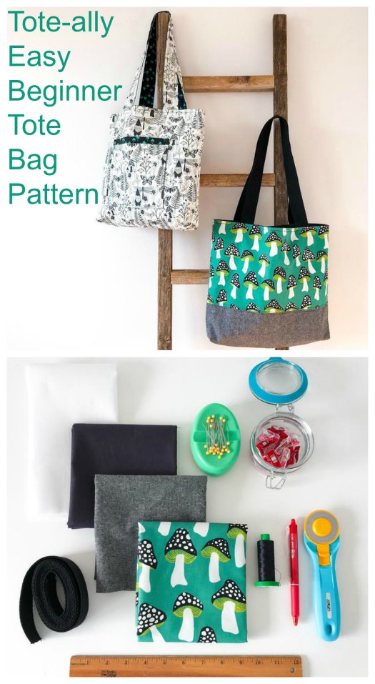 Easy sew best sale tote bag