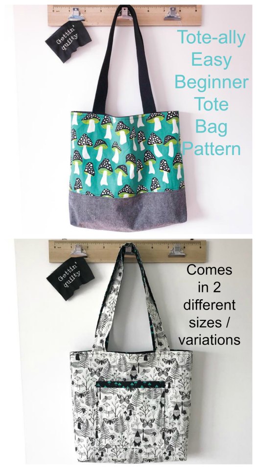 Tote-ally Easy Beginner Tote Bag Pattern - Sew Modern Bags