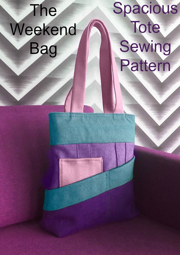 The Weekend Bag - Spacious Tote sewing pattern
