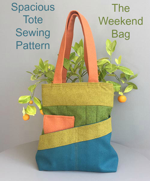 The Weekend Bag - Spacious Tote sewing pattern