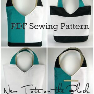 Tori Tote Bag and Clutch - Sew Modern Bags
